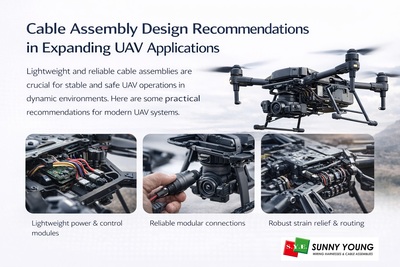 無人機（UAV）應用擴展下的線材與連接設計觀察。