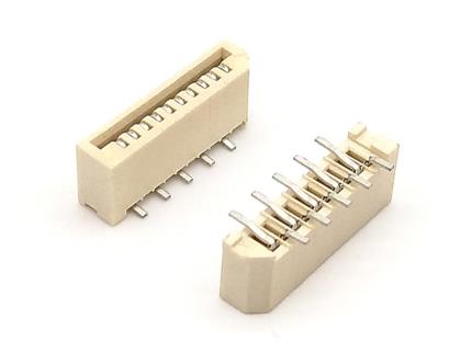 1.00mm FPC/FFC (NON-ZIF) Connector Dual contact-R6827 Series (White)