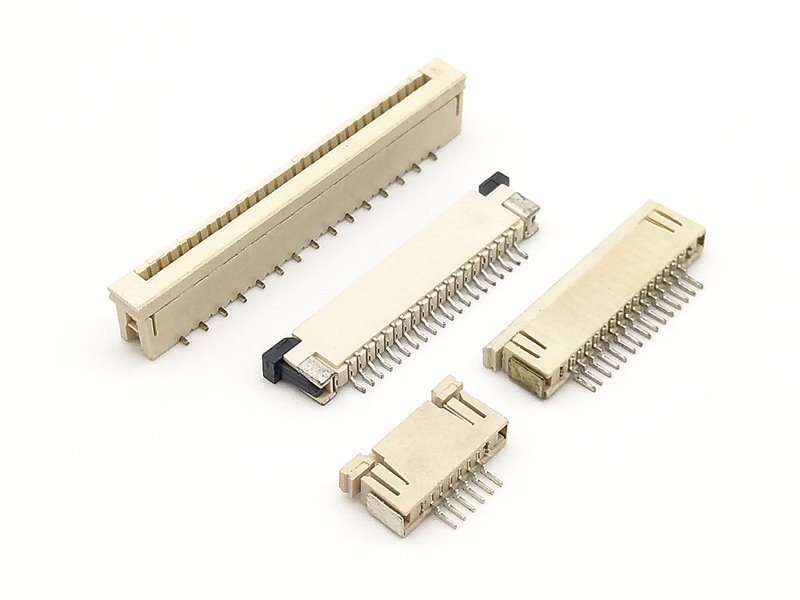 PH 1.0mm FPC/FFC (ZIF) Connector SMT Right angle / Straight Type Top contact - R6825 Series