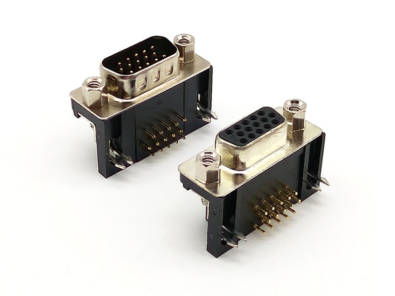 D-Sub-Steckverbinder mit hoher Dichte, PCB-DIP, rechtwinkliger Typ - Serie R7510