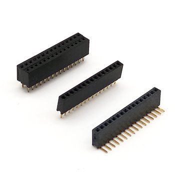 1.27mm PCB DIP Type Single / Dual Row Female Header (H=4.4), R6810 Series