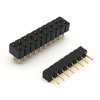 2.54mm PCB DIP Type Single / Dual Row Female Header (H=3.5), R2805 Series