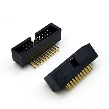 1.27mmx1.27mm(.050"x.050") R6710 Series DIP Right angle / Straight Type Shrouded Box Header