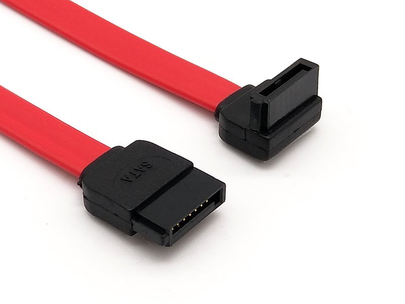 7P Male 90 to 180 degree SATA Cable