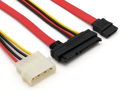 SATA 22-pin (7&#x2B;15) Data cable