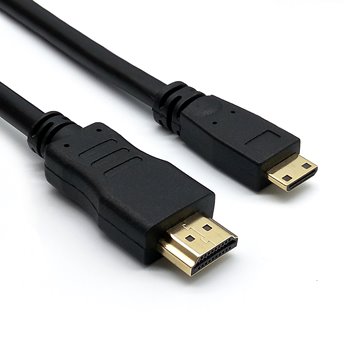 Mini HDMI 19P公頭轉HDMI 19P公鍍金高畫質影音傳輸線｜杉洋企業｜台灣線材加工製造商