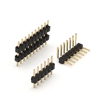 2.00mm(.079") R5100 Series Single row 90°/180° Type Single/Dual stack Pin Header