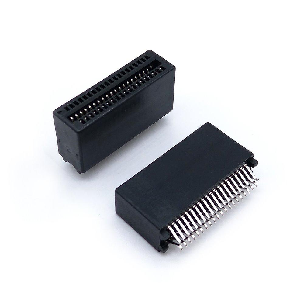 1.27mm Straddle Mount PCB Type Card Edge Connector, R6830 Series