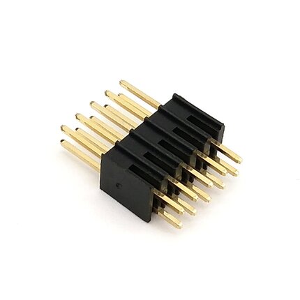 PH 2,54 Höhe 7,4 mm Zweireihige vertikale Stiftleiste mit Dip-Typ – R2300-xxGS