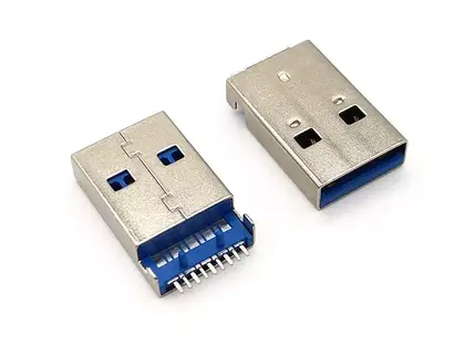 USB 3.0 A Type Connector 9p Male R/A Dip Offset Type Connector