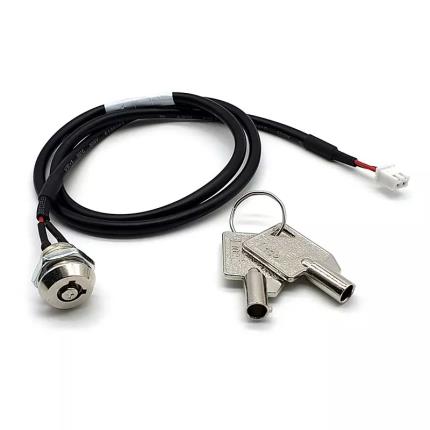 12mm to JST XHP-2 2.5mm Key Switch Cable Assembly