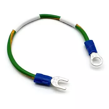 16AWG Ring to Spade Terminal Harness, Earth Lead-02