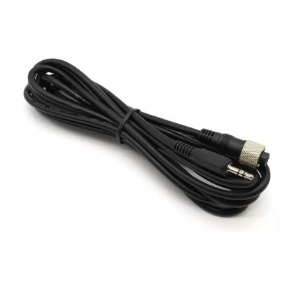 M12 5p to 3.5mm TRS Stereo Plug WTB Molded Cable