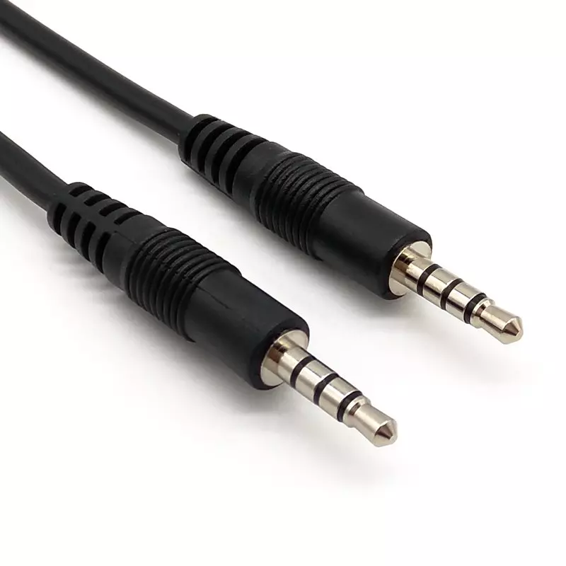 TRRS 3.5mm Stereo Plug Male to Male Audio Cable