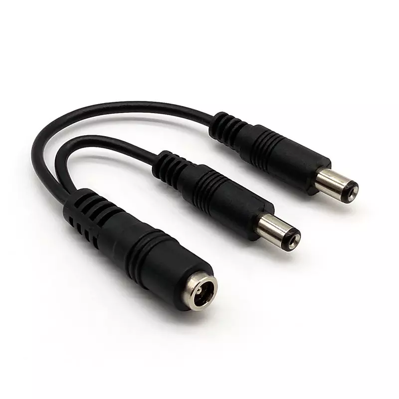 DC 5.5x2.1mm 1 to 2 Way Power Cable