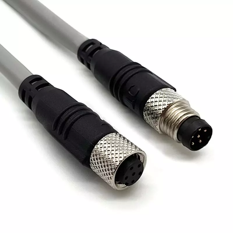M8 Sensor Cable Jack to Plug Circular Cable