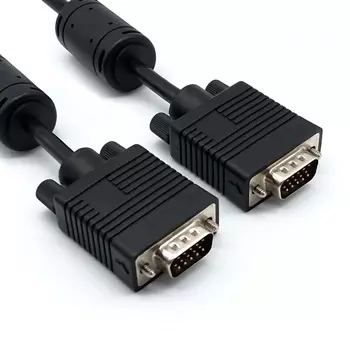 High Density D-sub 15P Male with Ferrite Cores VGA Molded Cable｜Sunny Young Enterprise Co., Ltd.｜Taiwan