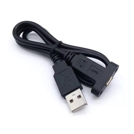CF to AM Type-C 3.0 Panel-Mount USB Cable