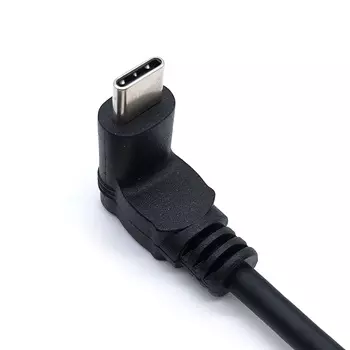 USB 3.1 C 90° gerade Biegung mit E-Mark-Kabel, USB 3.1 Typ-C Kabel-04