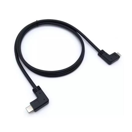 Type C-C 90 degree USB3.0 C Type Male to Male Cable