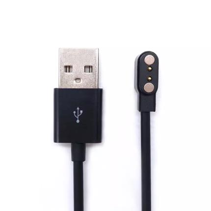 2P Magnetic Pogo Pin to USB Type A Power Cable