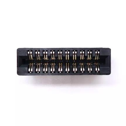 2.54mm 20p dual row straight type card edge slot connector_top