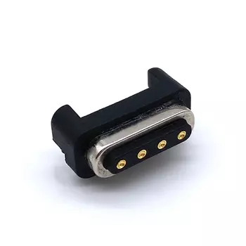 2.54mm 4P Female Bending Type Pogo Pin Connector, Pogo Series