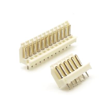 R3911 Series Wafer 3.96mm Dip Straight Type with/without post, brass contact tin plated circuit 06 and 12 pin