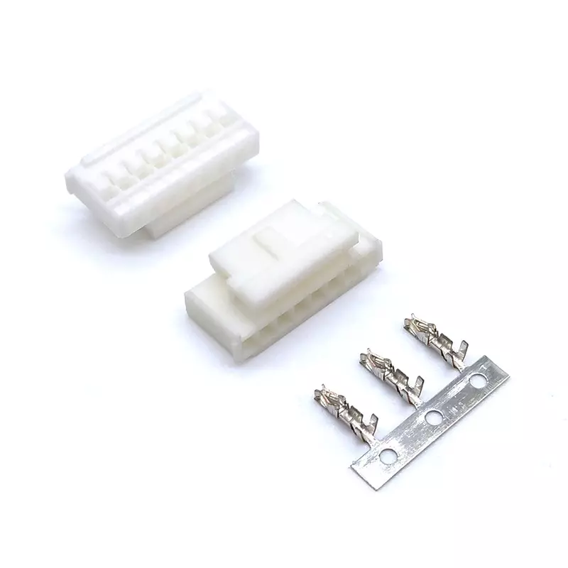 R5560 Series Crimp Housing 2.00mm Nylon 66 UL94V-0 color white, circuit 02 to 16 pin