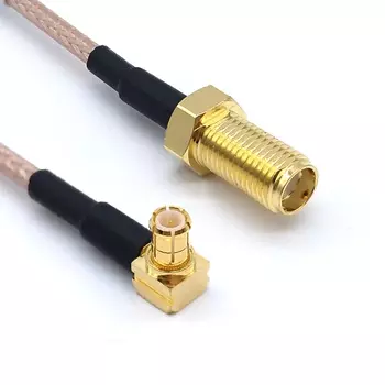 SMA Jack to MCX Plug Right Angle Bend RG316 Cable RF Coaxial Cable｜Sunny Young Enterprise Co., Ltd.｜Taiwan