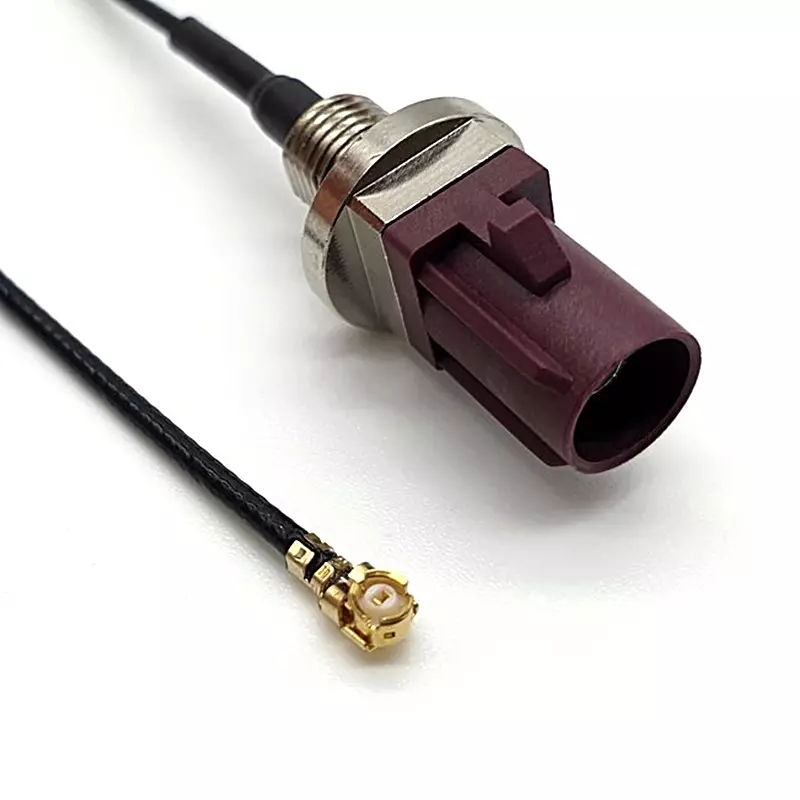 FAKRA-D Plug to I-PEX MHF Plug 1.37 RF Cable