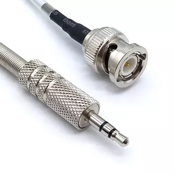 BNC公頭轉3.5mm Stereo Plug耳機接頭 RF Coaxial Cable 射頻同軸線｜杉洋企業｜台灣線材加工製造商