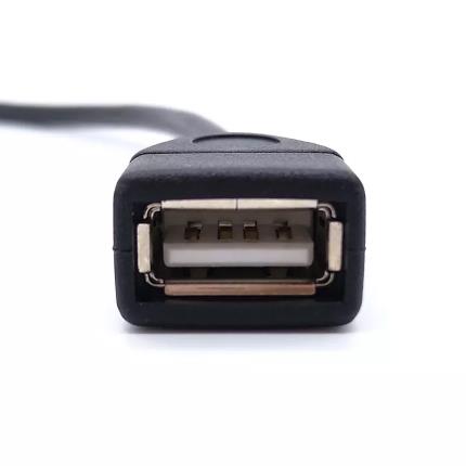 USB 2.0 4P A Female gold plated Cable