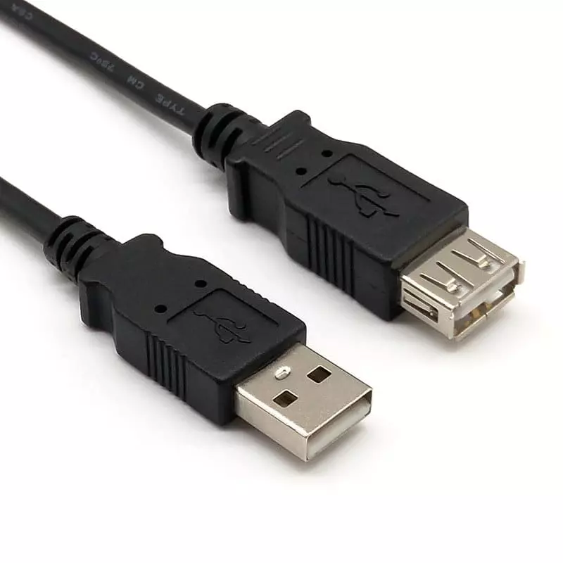 USB 2.0 Typ-A-Verlängerungskabel (Stecker auf Buchse)