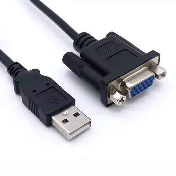 USB 2.0 A Male to VGA HDB15 Cable, USB 2.0 Cable-12