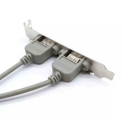 2 Ports USB 2.0 Typ-A Buchse auf 9P Header Motherboard Verl&#xE4;ngerungskabel
