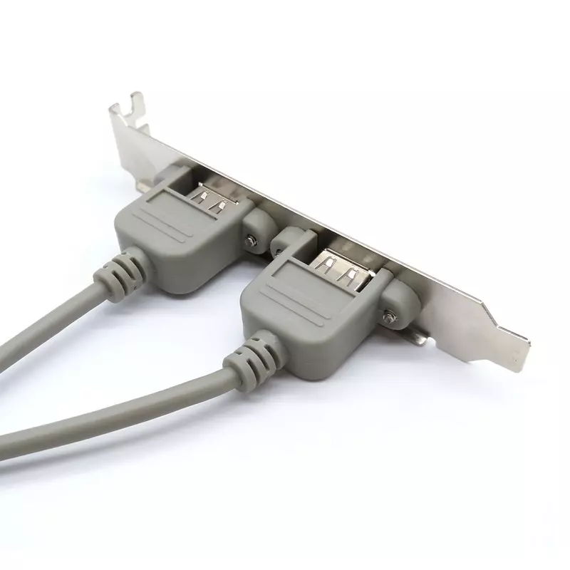 2 Ports USB 2.0 Typ-A Buchse auf 9P Header Motherboard Verlängerungskabel