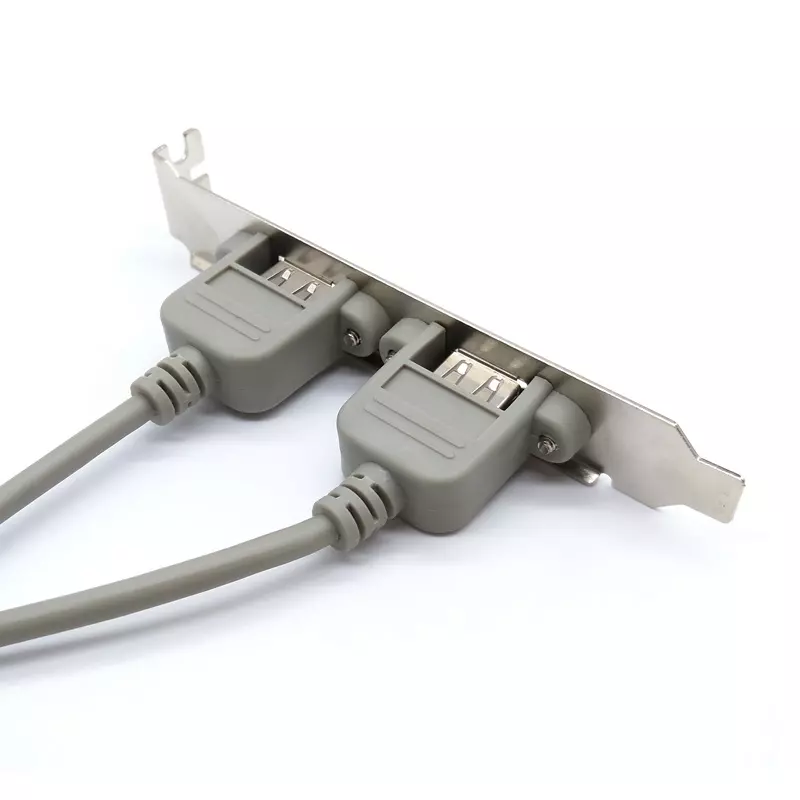 Wholesalecables Dual USB Type-A Female Port Expansion Slot Cover - 31U1-02408