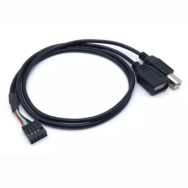 USB 2.0 A Female and B Male to 9P Cable, USB 2.0 Cable-16