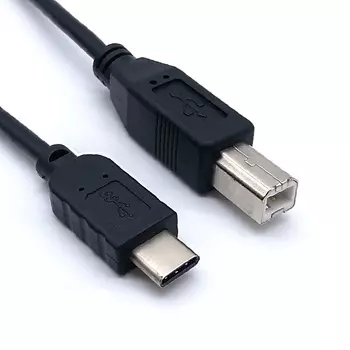 USB 2.0 Type-C轉Type-B公頭傳輸線｜杉洋企業｜台灣線材加工製造商