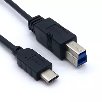 USB 3.0 C auf B Steckerkabel, USB 3.0 Typ-C Kabel-04