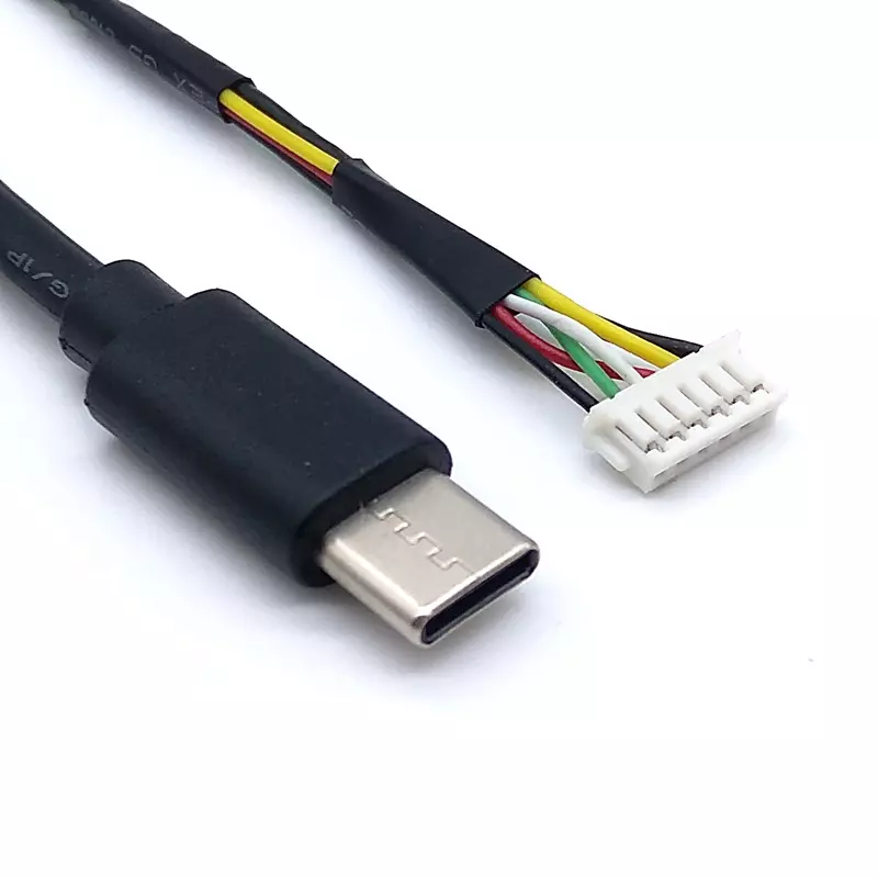 USB 2.0 Typ-C mit JST ZHR-6-Anpassungskabel