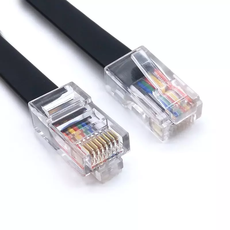 Gold-plated contacts Flat Lan Cable