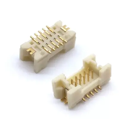 R6531 Series Wafer 1.25mm Dual Row SMT Straight Type gold flash, circuit 10 to 40 pin