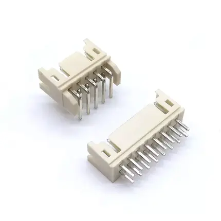 R5501-D Series Wafer 2.00mm Dual row Dip RA/STR Type, brass 0.50mm square pin tin plated