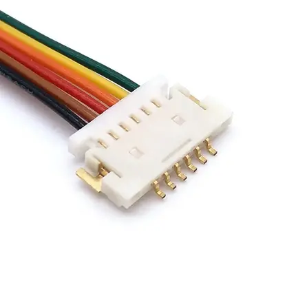 R6561 Series Wafer 1.25mm SMT Right Angle Type Gold plated