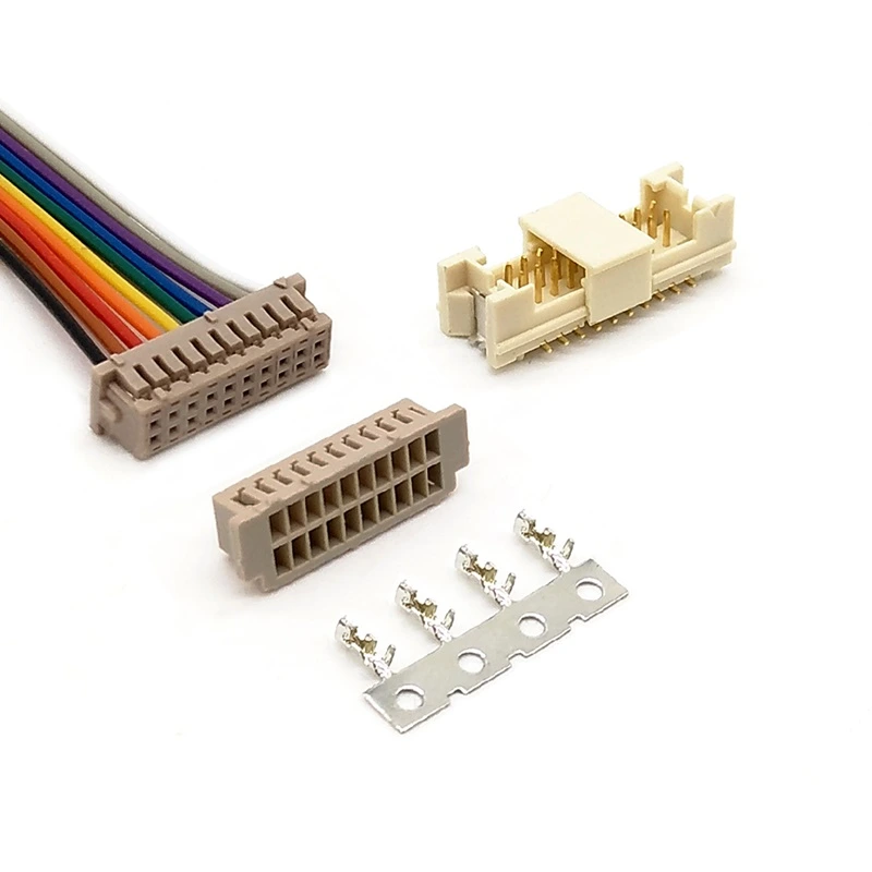R6530 Series Crimp Housing 1.25mm Dual row Nylon 66 UL 94V-0